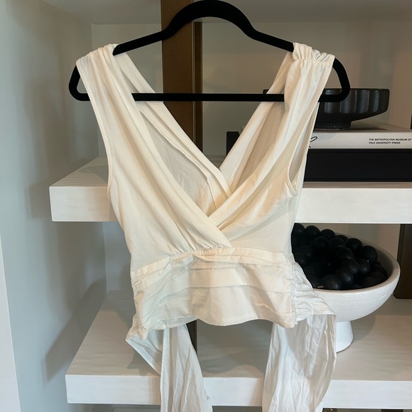 Sunday in Brooklyn Wrap Front Tank - Picture 4 of 6